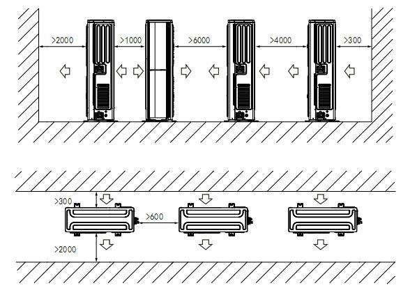 美的十匹一拖二中央空調